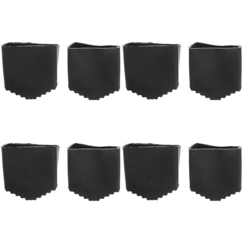 DOITOOL 8 Embouts Pieds D'Échelle En Caoutchouc Antidérapants 4.30X4.20X9.20Cm Protection Sol Stabilité Pour Échelles Pliantes Accessoires Bricolage