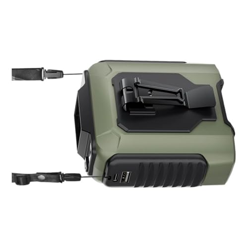 Ventilateur de taille réglable contre la chaleur avec clip et batterie USB - 7