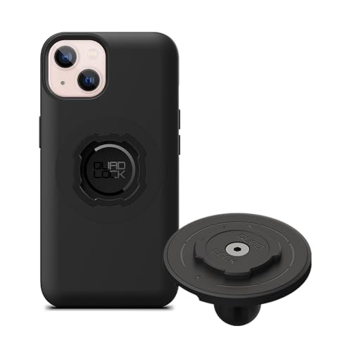 Quad Lock 20mm Ball Top Cap Adaptor Kit with iPhone 13 MAG Case and MAG Wireless Charging Head (V2)