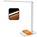 AFROG 8-in-1 4th Gen Multifunctional LED Desk Lamp with 10W Fast Wireless Charger,USB Charging Port,1200Lux Super Bright,5 Lighting Mode,7 Brightness£¬40 Min Timer,Night Light Function,5000K