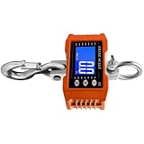 電子吊りスケール 1000 キロ容量クリア液晶画面バックライト工業用フックスケール農場釣り用吊りスケール計量用