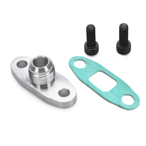 TASAN RACING Billet 10AN Oil Drain Flange for T3 T4 Turbo