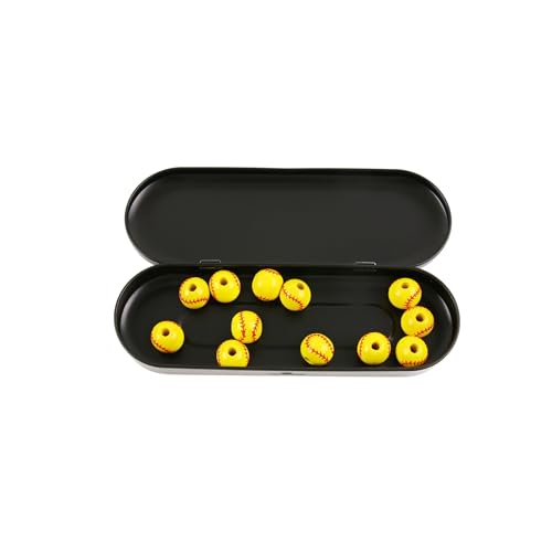 Image of Vagocom 2pcs Metal Hinged Storage Boxes,6.89x2.36x0.71inch / 17.5x6x1.8cm Portable Empty Containers Case with Lid for Bandaid,Seed,Match,Crafts,Sewing,Home,Travel(Black)