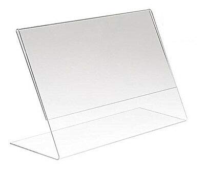 Complete Retail Solution Ltd Acrylic Poster Menu Holder Perspex Leaflet Display Stands A3 A4 A5 A6 A7 A8 & A9 (5, A4 Landscape)