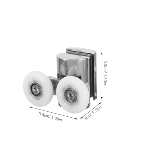 Poleas de baño de 23mm para reparar rieles y mejorar mamparas de ducha 3