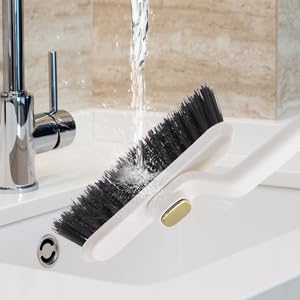Image of KROYWEN Multi-Function Bathroom Plastic Cleaning Brush,Tiles Cleaning Brush,Hard Bristle Rotating Crevice Gap Cleaning Brushes for Bathroom,Floor Cleaner Brush(Multi Colour) (2)