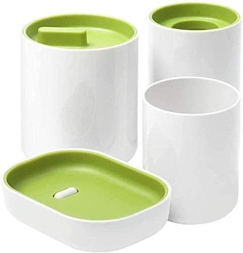 Gobelet brosse à dents et kit de toilette créatif pour organiser une salle de bain moderne