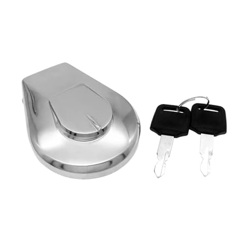 Bouchon de réservoir d'essence en aluminium avec 2 clés pour moto VF750C et CB750