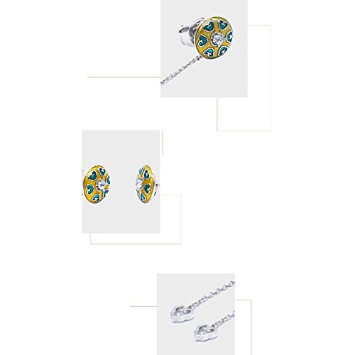 Liutian Stud Earrings Silver Safety Buckle Earrings Light Luxury Sterling Silver High Polished Gift Box #TOP3