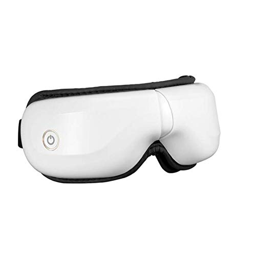 Preisvergleich Produktbild Drahtlose Augenmassage Maske elektrische Augenmassagegerät elektrische Vibration Gürtel heißer Druck Musik, Müdigkeit Linderung Druck Augen entspannen Reise Büro Familie Auto kann Schönheit,White