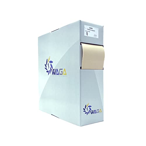 Waga Paint Tecniques - Rotolo Fogli Carta Abrasiva Soft Pretagliata Professionale 115x25 mt con Supporto in Spugna (GRANA 1000)