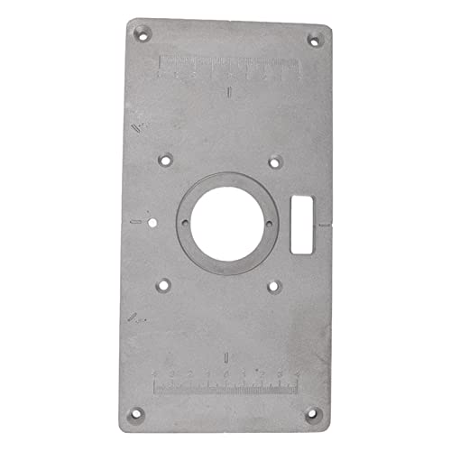 Table de routeur plaque d'insertion aluminium pour éviter les vibrations