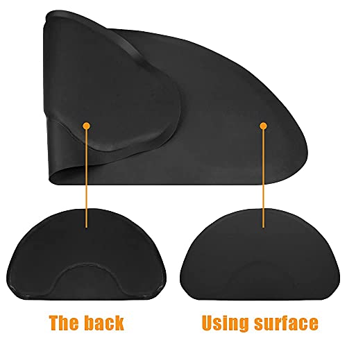 3 Ft. X 4 Ft. Salon Mat,Anti Fatigue Salon Floor Mat For Hair Stylist,Salon Barber Chair Barber Stations,Non Slip,Waterproof,High-Heel Proof,1/2 Inch Thick #TOP5