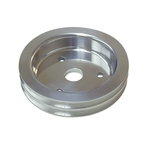Demotor Performance Aluminum Crankshaft Pulley 2 Groove Swp Short Water Pump For Bb Chevy 454 #TOP2