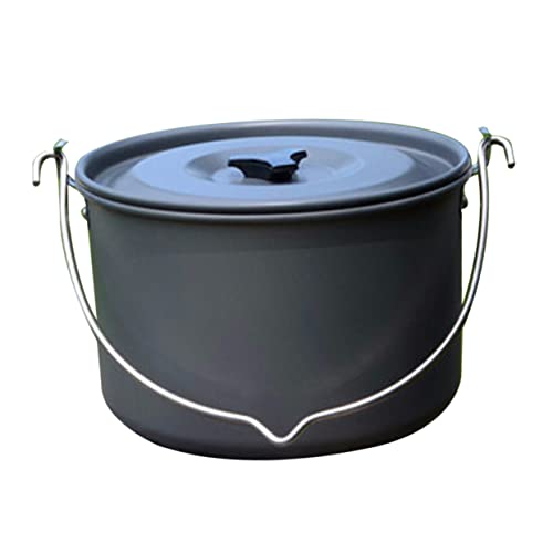 Marmite de camping suspendue robuste pour cuisiner sans brûler