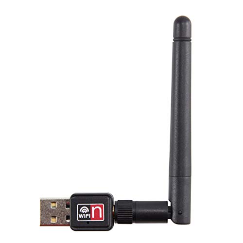 Ballylelly Mini USB 150M 150Mbps Adattatore LAN wireless 802.11b / n/g WiFi con 2dBi Antenna Schede di rete wireless portatili per ufficio domestico