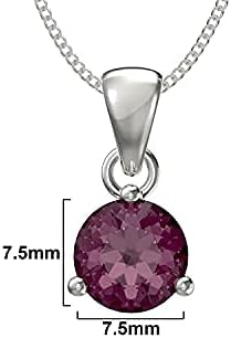 Aeon Birthstone Necklace - February Purple Amethyst - Image 3