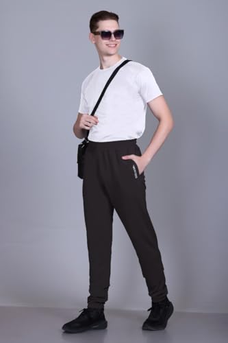 Image of FYLTR Men's Casual Joggers - Elasticated Waist with Drawstring | Solid Color | Trackpants for Men