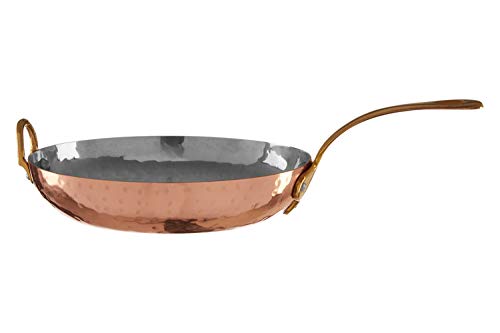 Premier Housewares 0408275 Frying Pan, Brass, Copper Plate, Stainless Steel