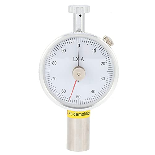 YuecoomHardness Tester, Dial Hardness Tester Portable Durometer Sclerometer Suitable for Testing Plastic Rubber