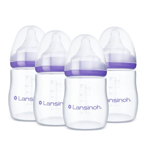 Lansinoh Anti-Colic Baby Bottles 5 oz 4 Count
