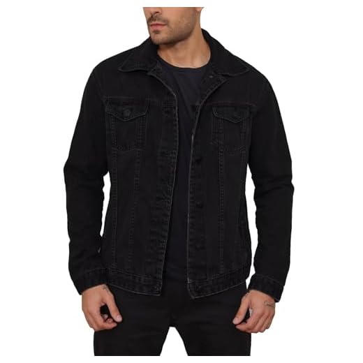 Pthirillo, Jaqueta Masculina Jeans Preto Tamanho:GG