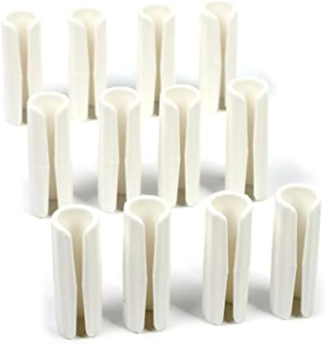 Rosojodg 12 Pc White Bed Sheet Grippers Fasteners Clips Keep...