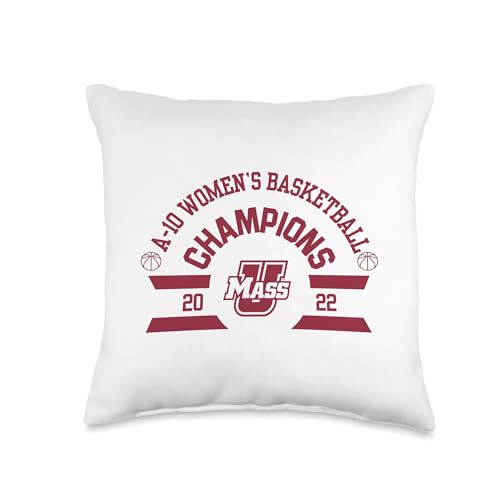 UMass Minutemen | Women Champions B-Ball | NCAA | NCAFUMS005 Throw Pillow