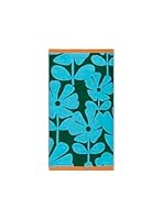 Orla Kiely Bathroom Towel Wildflower Blue Lagoon - Hand Towel, 50x90cm