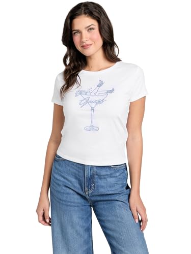 Guess Tini Boots à Manches Courtes pour Femme parfait pour vos sorties en ville