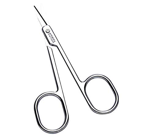 Tesoura para Cutícula, Ponta Curva, Aço Niquelado, 1730B, Marco Boni, 1 Unidade