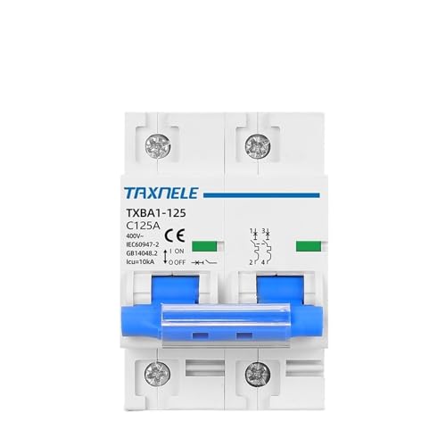Magnetotérmico DZ47 NC 400V 2P 125A interruptor automático tipo C 2