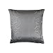 Poszewka na poduszkę adamaszek Circle wzór poszewka na poduszkę dekoracyjna nowoczesna ok. 50x50 cm srebrno-szara