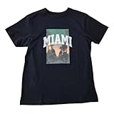 original use Mens Black Miami Logo T-Shirt XX-Large