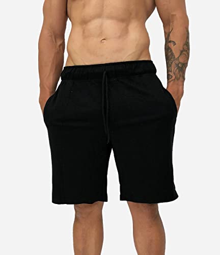 Bermuda De Moletom Masculina Academia PRETO G