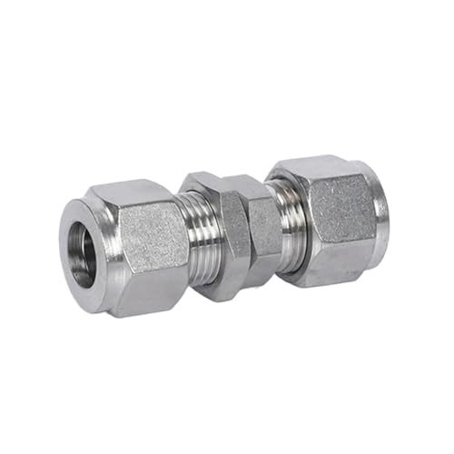 Adaptador de conector de empuje recto de mamparo contra corrosión y pérdidas de gas 5