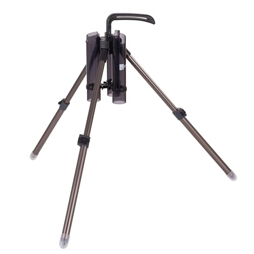 Zite Fishing Dreibein-Rutenhalter | Aluminium Ruten-Ständer für 3 Angel-Ruten | Schnellfalt-Automatik & Teleskop-Beine | Stabile Ruten-Auflage | Angel-Ausrüstung für Allround-Angler