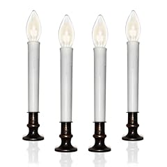10.5 inch Battery Operated Candles with Timer - Bronze