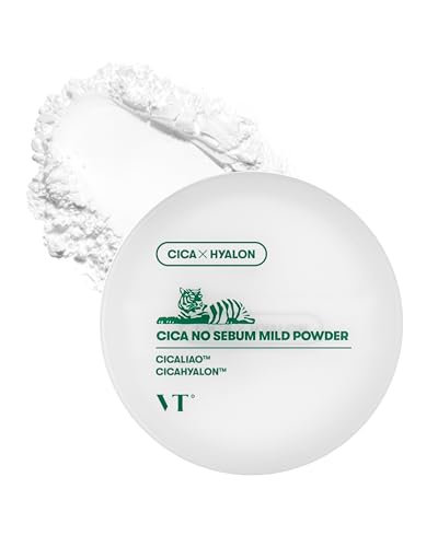 TCOSMETICS Genuine Deer CICA No Sebum Mild Powder 0.2 oz (5 g), Face Powder, Sebum, Oily Skin
