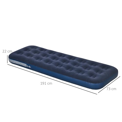 Matelas gonflable de camping Outsunny léger et facile à gonfler pour voyager - 7