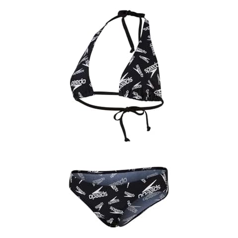 Speedo Women's Tie-Back Triangle Bikini Set Cover