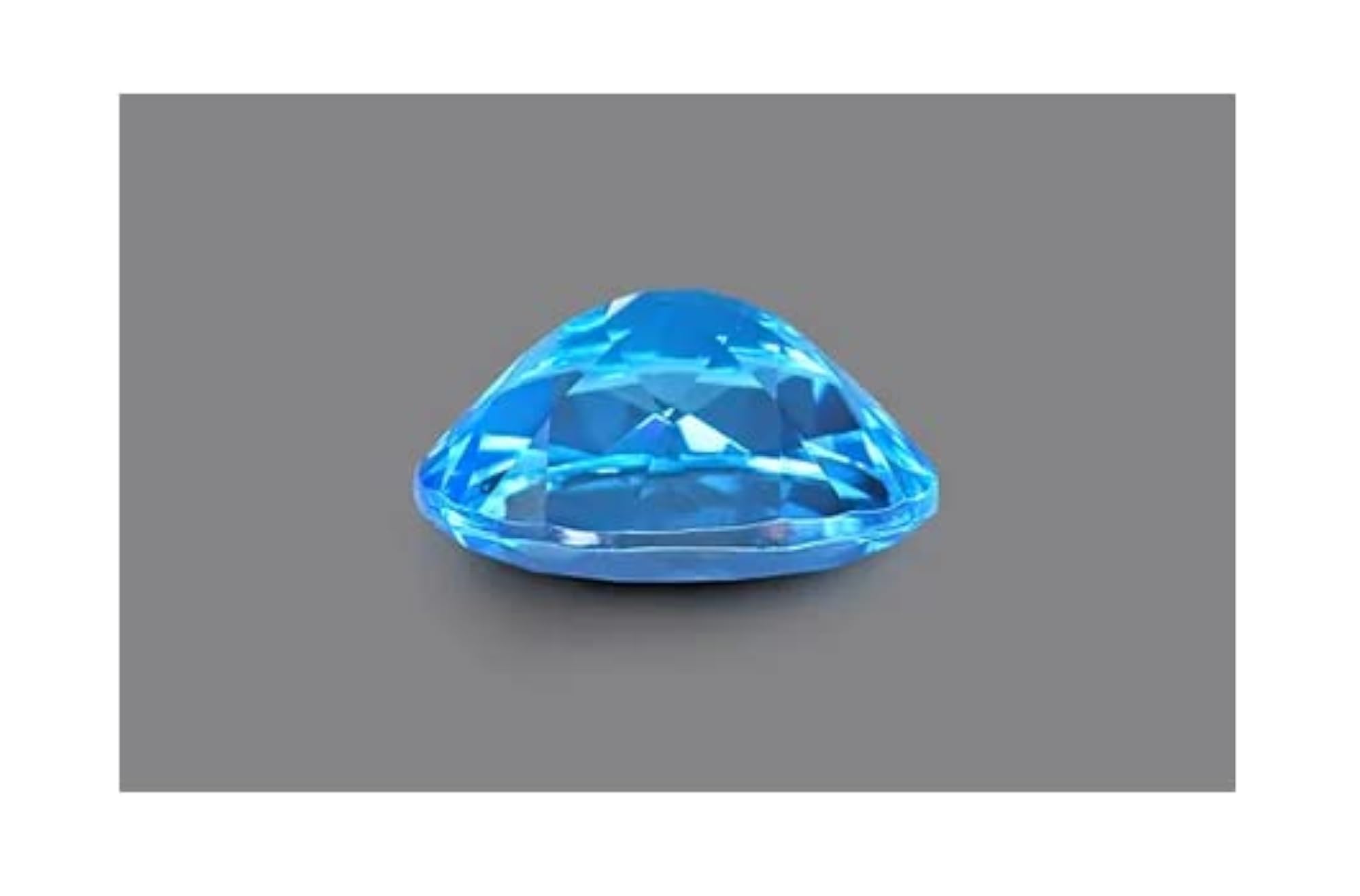 Neela Pukhraj Blue Topaz Gemstone, 5 Carat Loose