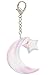 LaurDIY Unicorn Collection Moon and Star Purse and Backpack Keychain Charm