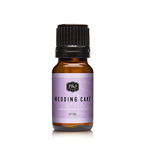 Image of P&J Trading Fragrance Oil for Diffusers for Home - Wedding Cake 10ml Fragrance Scents for Candle Making - Soap Making Supplies & Car Diffuser Scents