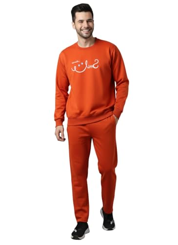 Image of Mack Jonney Graphic Print Track Suit for men | Co-ord Set | Warm Fleece Tracksuit Set | Full Sleeve Sweatshirt