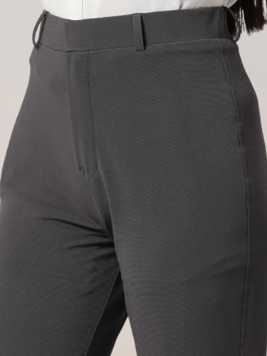 Image of Modern Women's High-Rise Loose Fit Casual Boot Cut Trousers
