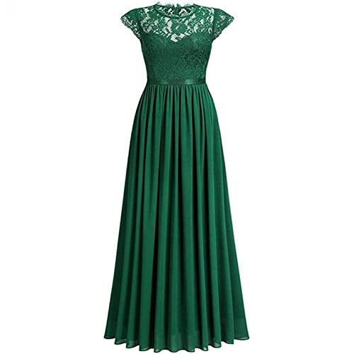 Vestidos maxi de festa Jiabing de renda vazada, elegante, para casamento, dama de honra, noite, form