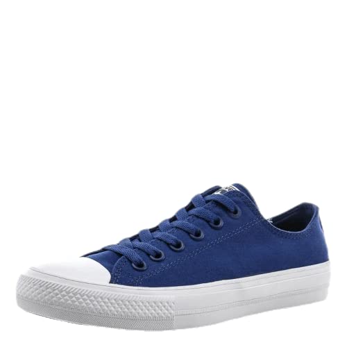 Converse Converse Unisex-Erwachsene Chuck Taylor All Star II OX Sneakers, Sodalite Blue White Navy