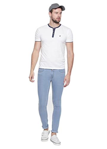 Image of HIGH Star Men Blue Slim-Fit Stretchable Jeans
