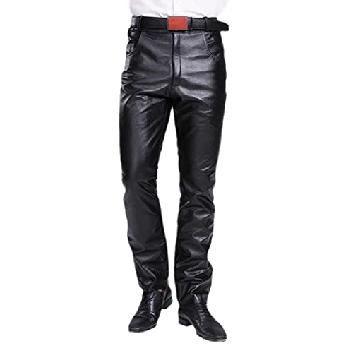 Pantalon en cuir homme chaud fini le froid de l'hiver